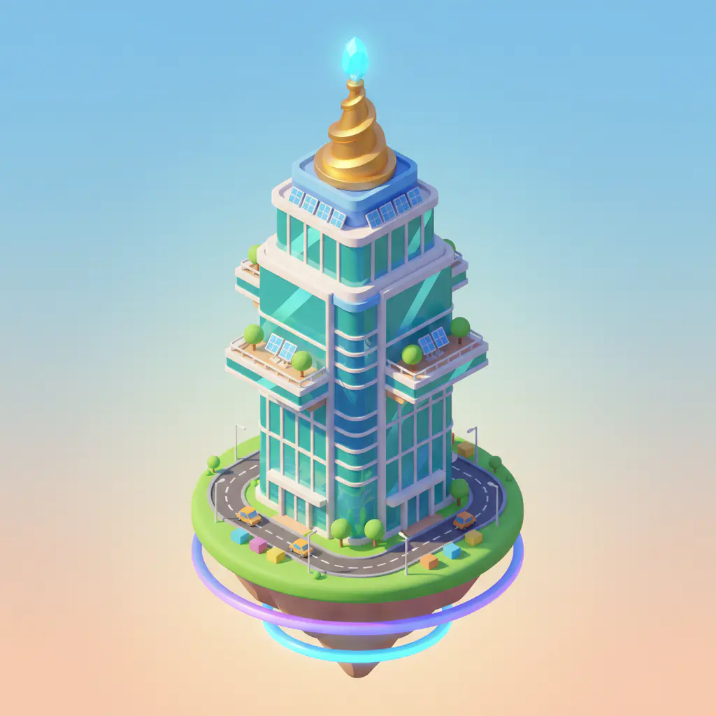 Ícone Prédio 3D