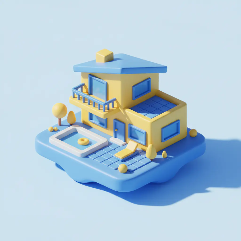 Ícone Casa 3D